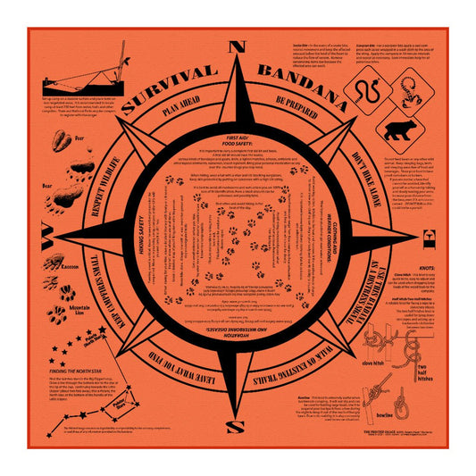 Survival Techniques Bandana - Wander Together Outfitters