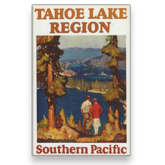 "Tahoe Lake Region - Southern Pacific" Poster Reproduction Magnet - Wander Together Outfitters