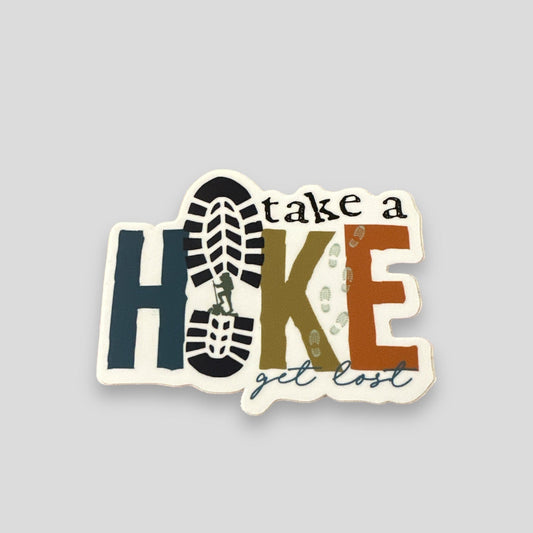 “Take A Hike, Get Lost” Sticker - Wander Together Outfitters