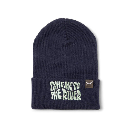 "Take Me To The River" Embroidered Knitted Beanie - Wander Together Outfitters
