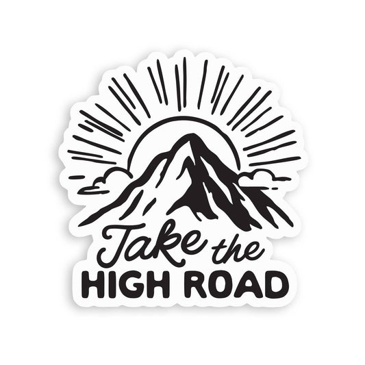 "Take the High Road" Vinyl Sticker - Wander Together Outfitters