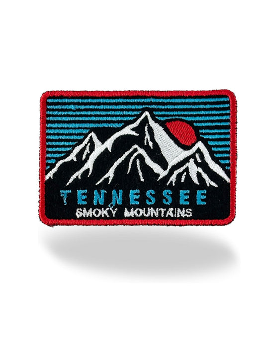 Tennessee Smoky Mountains Embroidered Iron On Patch - Wander Together Outfitters