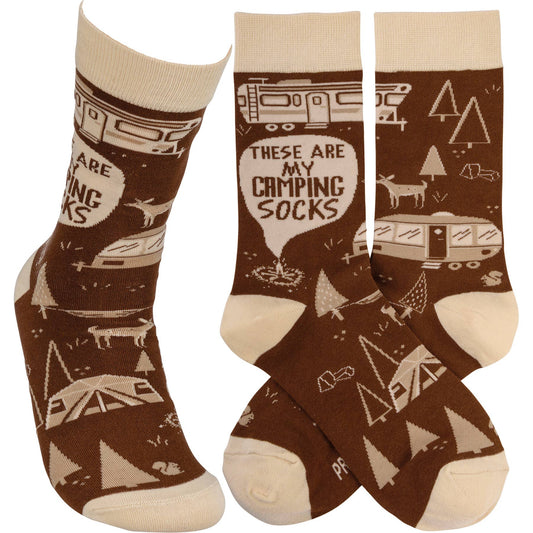 “These Are My Camping Socks” Unisex Socks - Wander Together Outfitters