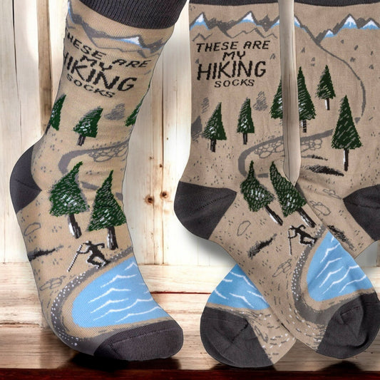 “These Are My Hiking” Unisex Socks - Wander Together Outfitters