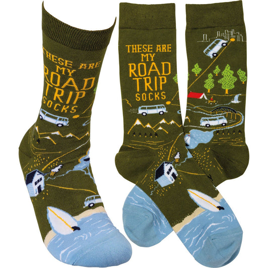 "These Are My Road Trip" Unisex Socks - Wander Together Outfitters