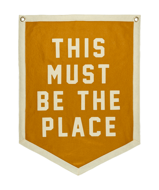 “This Must Be The Place” Camp Flag - Wander Together Outfitters