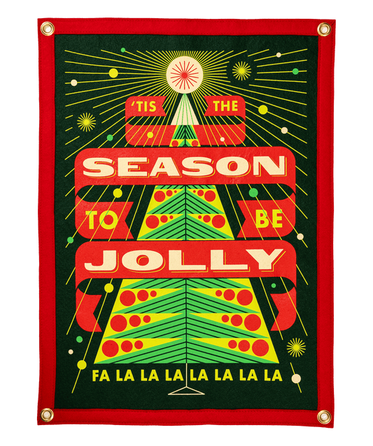 "'Tis the Season To Be Jolly" Camp Flag (Limited Quantity!) - Wander Together Outfitters
