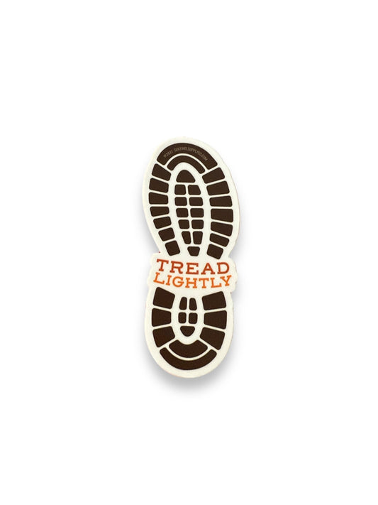 “Tread Lightly” Sticker - Wander Together Outfitters