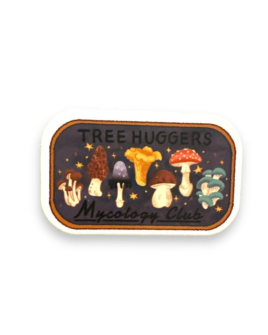 Tree Huggers (forest mushrooms) Mycology Vinyl Decal - Wander Together Outfitters