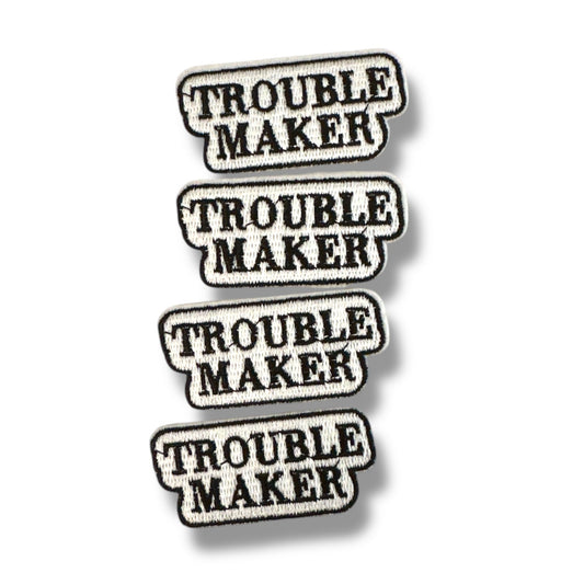“Troublemaker” Small Iron On Patch - Wander Together Outfitters