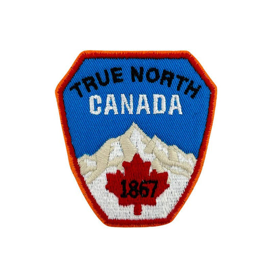 "True North Canada" Iron On Embroidered Patch - Wander Together Outfitters