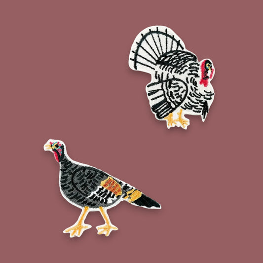Turkey Iron - On Embroidered Patches - Wander Together Outfitters