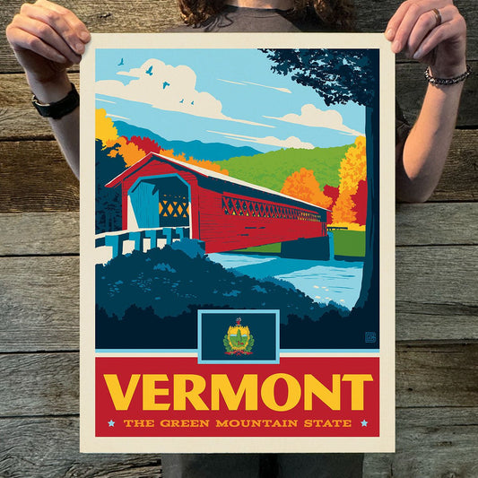 Vermont (State Pride) Art Print - Wander Together Outfitters