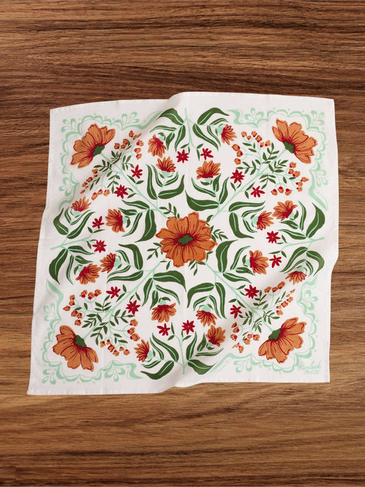 Vibrant Flora Bandana No.31 - Wander Together Outfitters