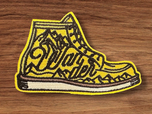 “Wander” Hiking Boot Embroidered Patch - Wander Together Outfitters