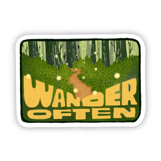 "Wander often" Adventure Travel Sticker - Wander Together Outfitters