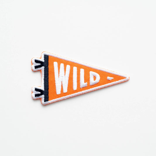 "Wild" Flag Embroidered Iron on Patch - Wander Together Outfitters