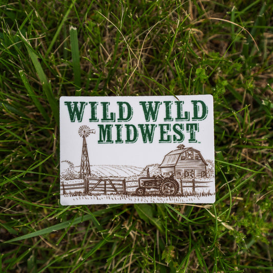 “Wild Wild Midwest” Vinyl Sticker - Wander Together Outfitters