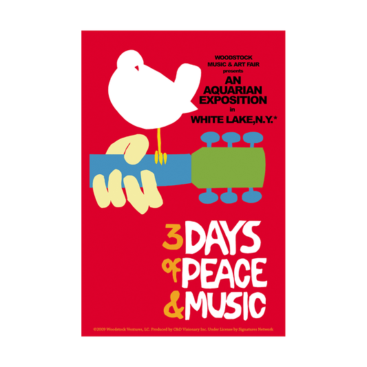 Woodstock Music Festival 1969 - 3 Days...Vinyl Sticker - Wander Together Outfitters