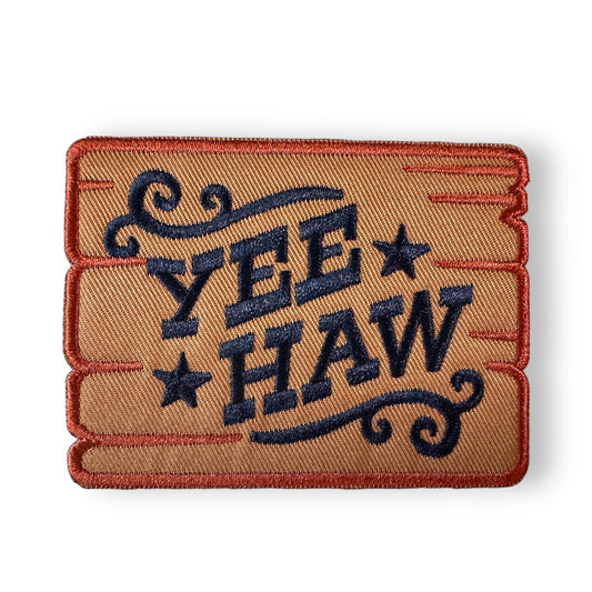 "Yeehaw" Embroidered Iron On Patch - Wander Together Outfitters