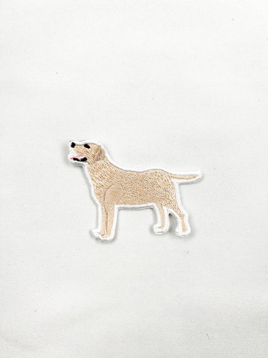 Yellow Labrador Embroidered Iron On Patch - Wander Together Outfitters