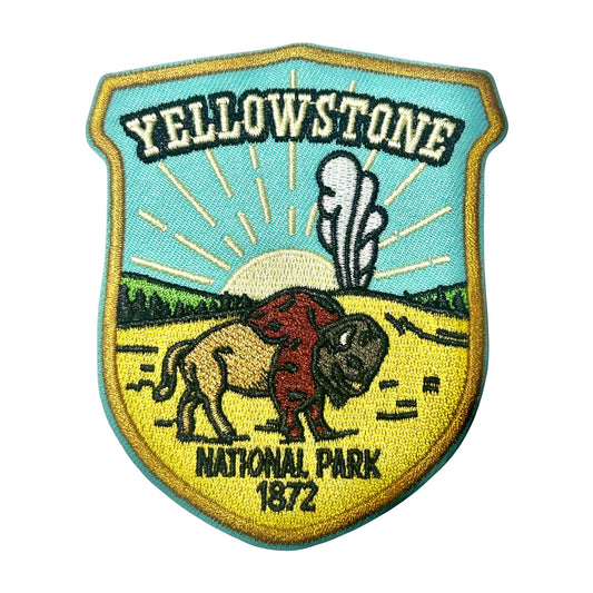 Yellowstone Bison Iron On Patch - Wander Together Outfitters