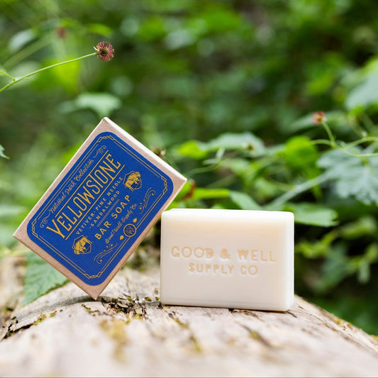 Yellowstone National Park Bar Soap (Pine, Vetiver, Sandalwood) - Wander Together Outfitters