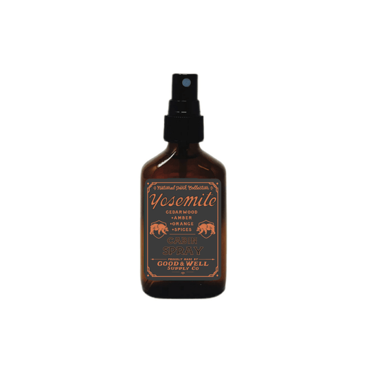 Yosemite Cabin Spray (Cedarwood, Amber, Orange, Spices) - Wander Together Outfitters