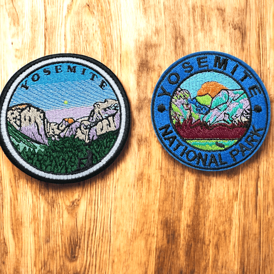 Yosemite Tunnel View Embroidered Iron On Patch (Various) - Wander Together Outfitters