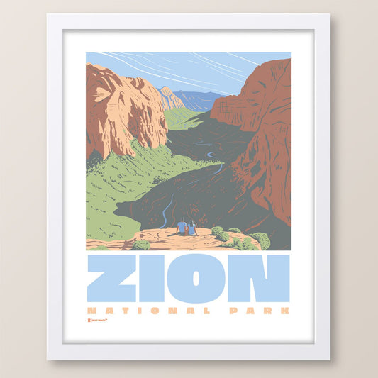 Zion National Park Angels Landing View Print - Wander Together Outfitters