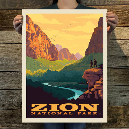 Zion National Park: Valley Art Print - Wander Together Outfitters