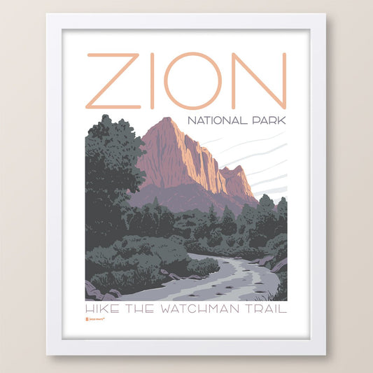 Zion National Park Watchman Trail Print - Wander Together Outfitters