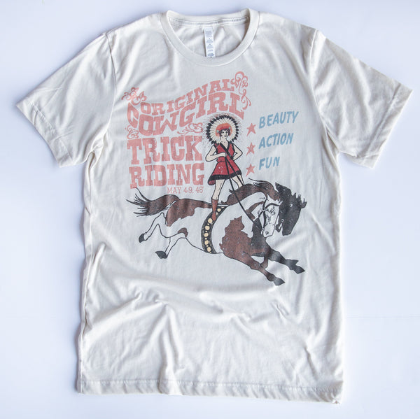 "Cowgirl Trick Rider" Tee