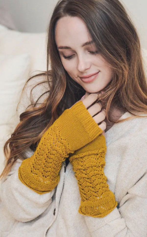 Knitted Arm Warmers-Various Colors (CLEARANCE)