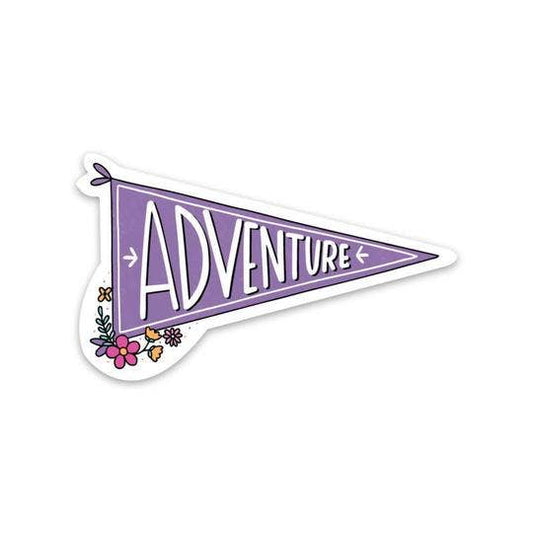 Adventure Flag Laptop Sticker - Wander Together Outfitters