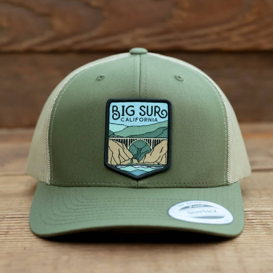 “Big Sur California” Trucker SnapBack Cap - Wander Together Outfitters
