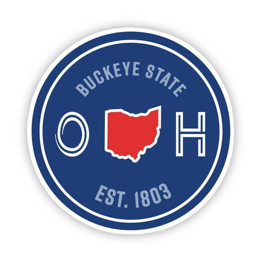 Buckeye State Ohio Sticker - Wander Together Outfitters