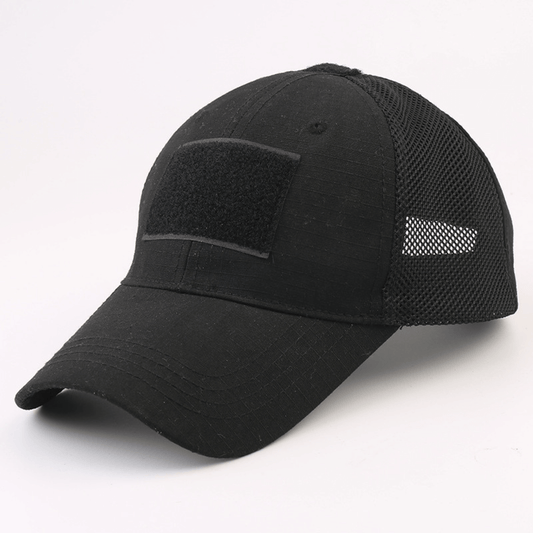 Customizable Tactical Patch Hat with Adjustable Strap: Black or Green - Wander Together Outfitters