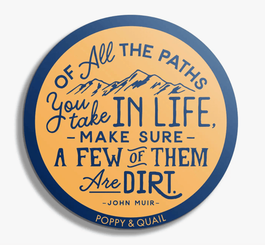 Dirt Paths Vinyl Sticker Decal - Wander Together Outfitters