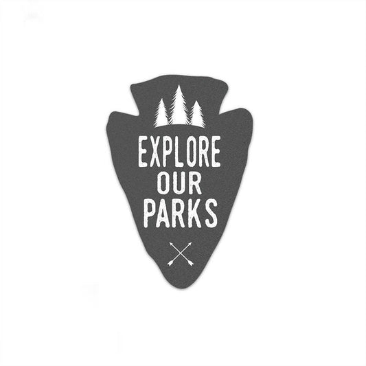 "Explore Our Parks" Vinyl Stickers - Wander Together Outfitters