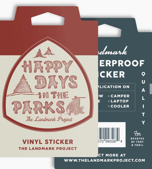 “Happy Days In The Parks” Vinyl Sticker - Wander Together Outfitters