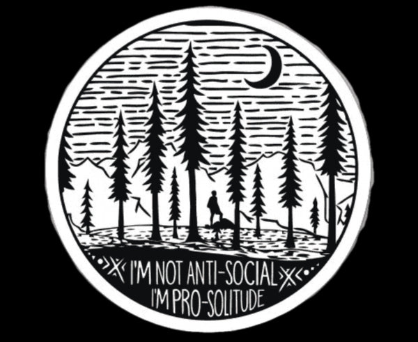 I’m Not Anti-Social, I’m Pro-Solitude Sticker