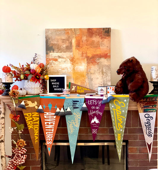 National Park Pennant Banners (Large) (CLEARANCE)
