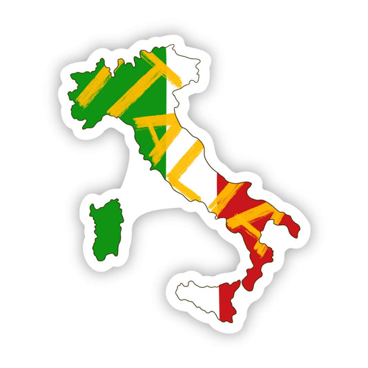 Italy Sticker - Wander Together Outfitters