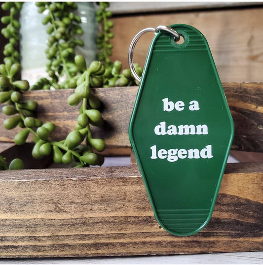 “Legend” Retro Hotel Keychain - Wander Together Outfitters