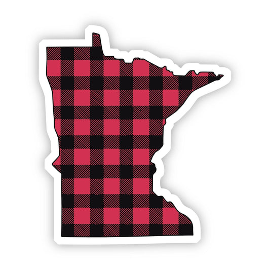 Minnesota (Flannel) Sticker - Wander Together Outfitters
