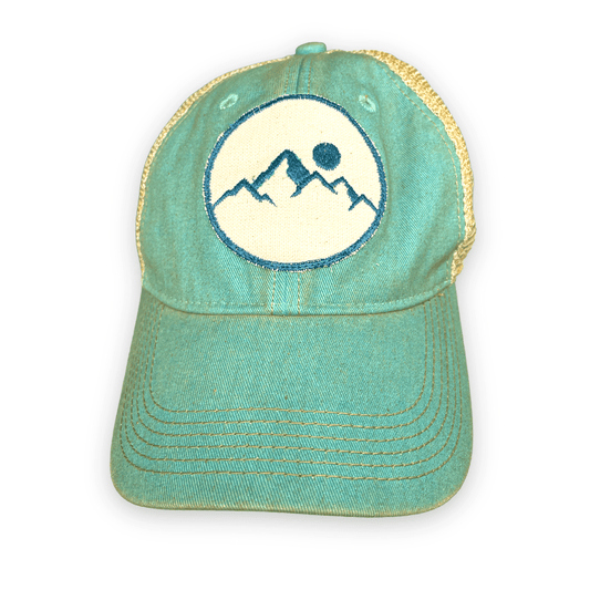 Mountain Patch Distressed Trucker Cap (SALE) - Wander Together Outfitters