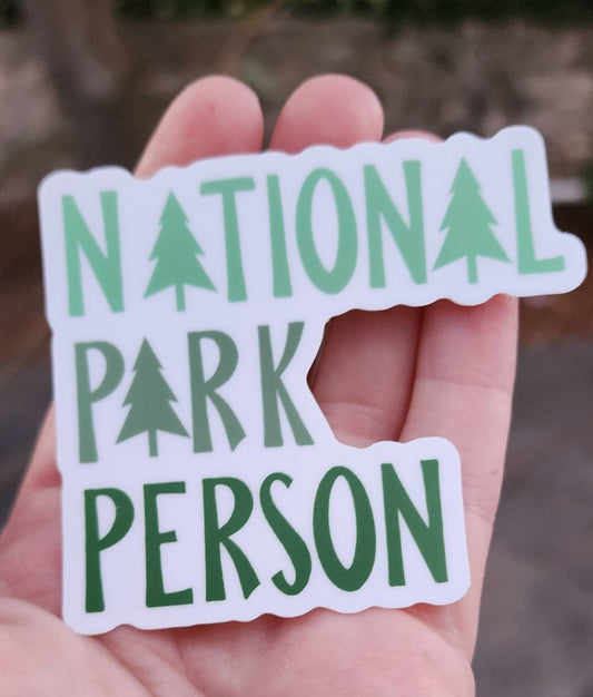 “National Park Person” Sticker - Wander Together Outfitters