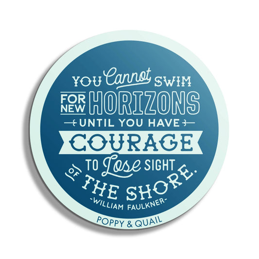 "New Horizons" Vinyl Sticker - Wander Together Outfitters