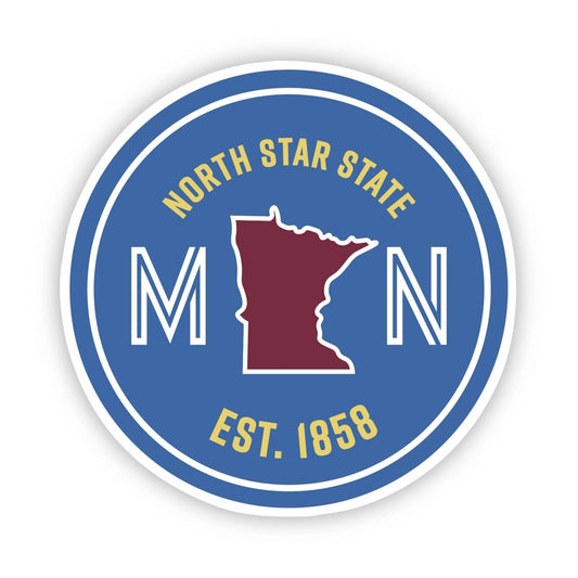 North Star State Minnesota Sticker - Wander Together Outfitters